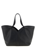 Saint Laurent Black Calfskin Tote Bag