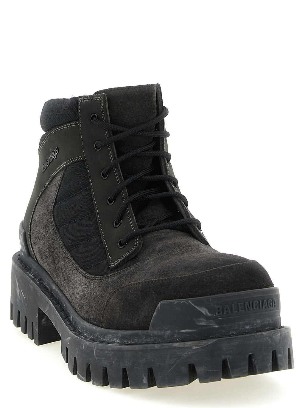 Balenciaga Brown Calfskin Ankle Boots
