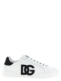 Dolce & Gabbana Bicolor Calfskin Low Top Sneakers