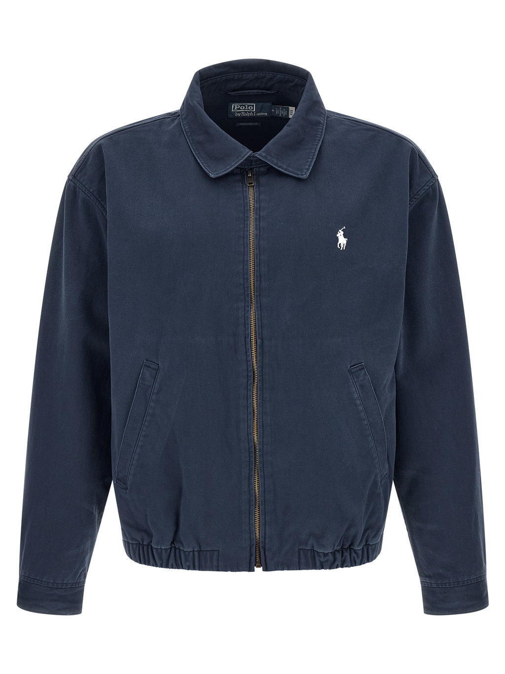 Polo Ralph Lauren Blue Cotton Full-Length Jacket