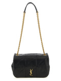 Saint Laurent Black Lamb Leather Shoulder Bag