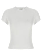 Saint Laurent White Cotton T-Shirt