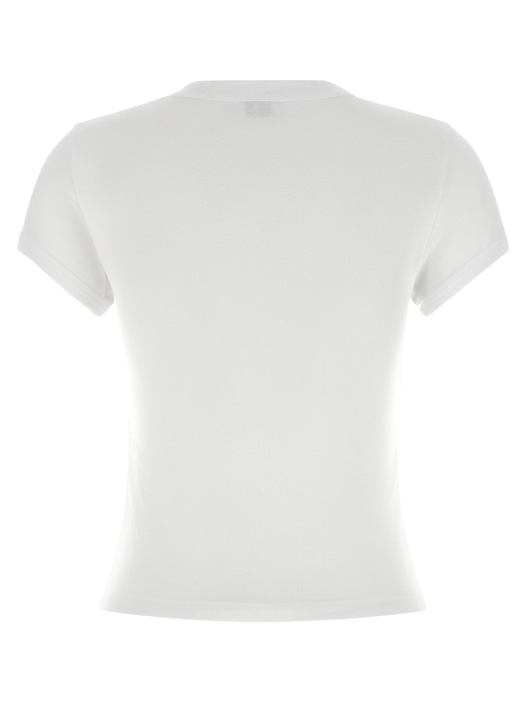 Saint Laurent White Cotton T-Shirt