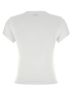 Saint Laurent White Cotton T-Shirt