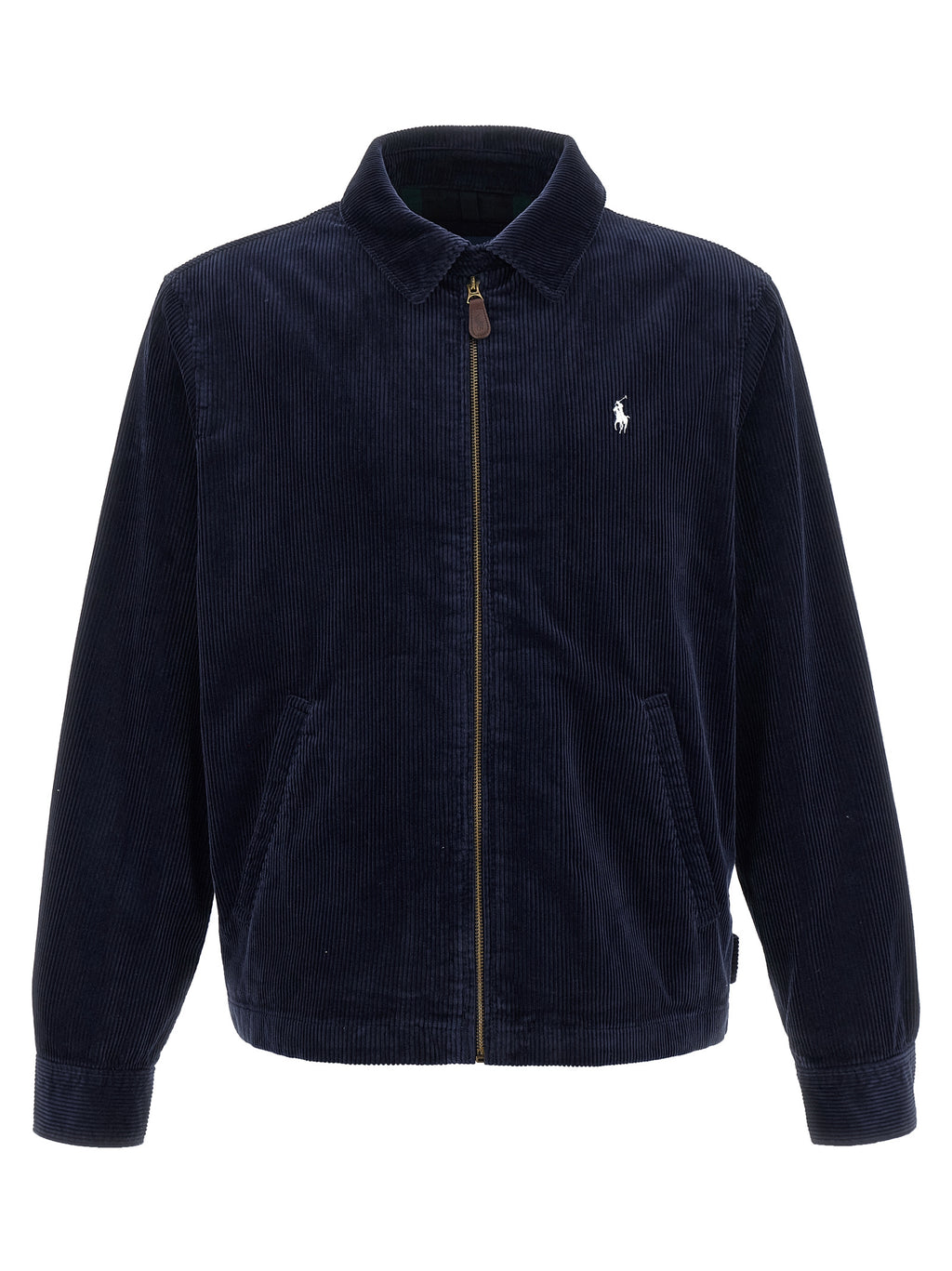 Polo Ralph Lauren Blue Cotton Full-Length Jacket