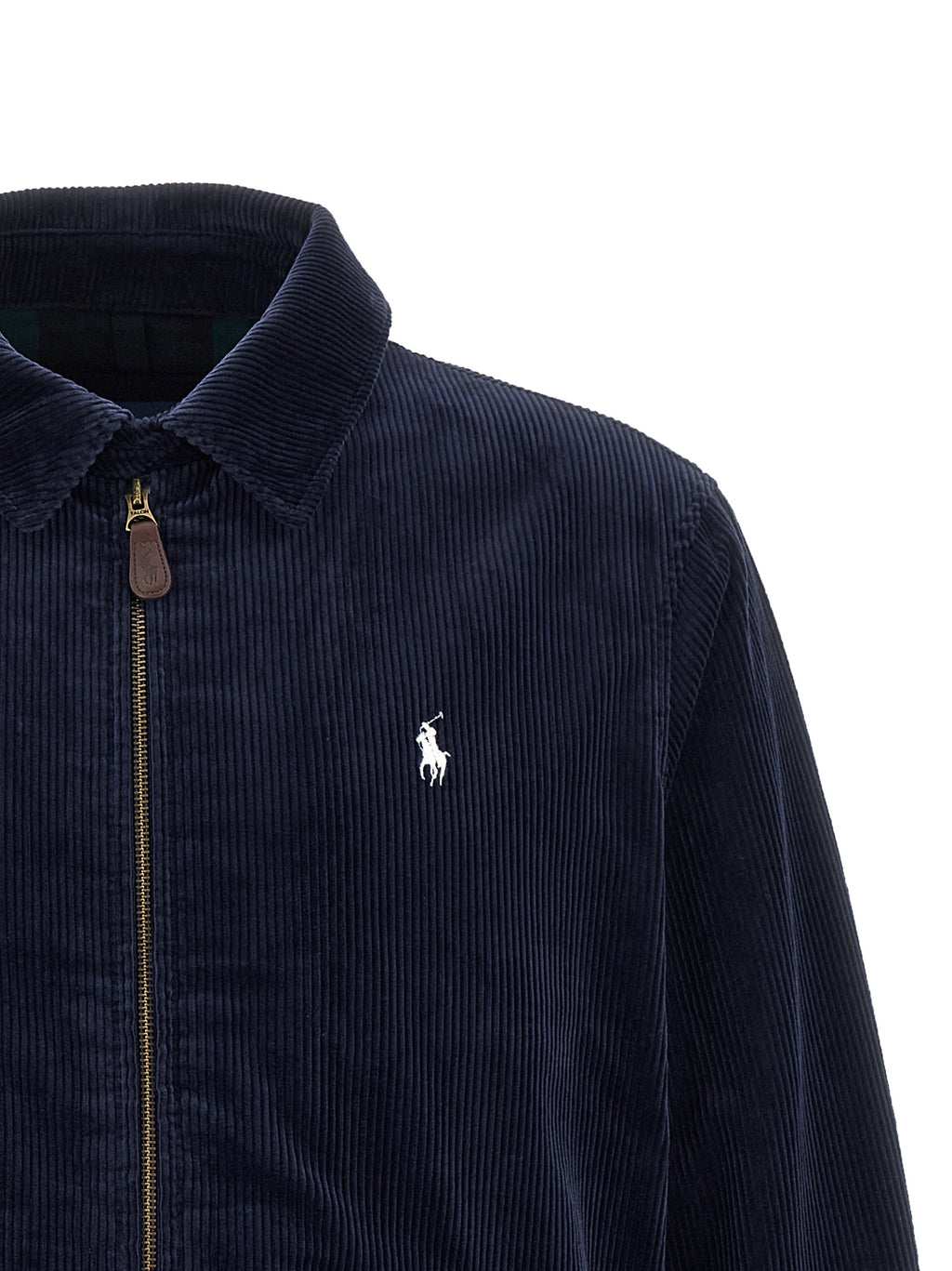 Polo Ralph Lauren Blue Cotton Full-Length Jacket