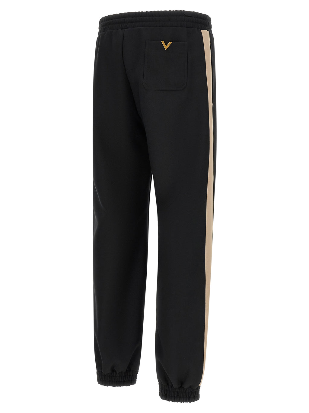 Valentino Garavani Black Polyester Athletic Pants