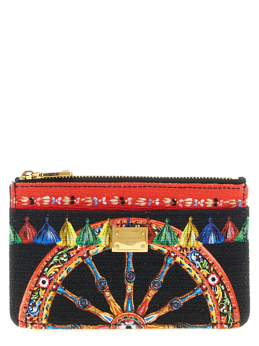 Dolce & Gabbana Multicolor Cotton Cardholder