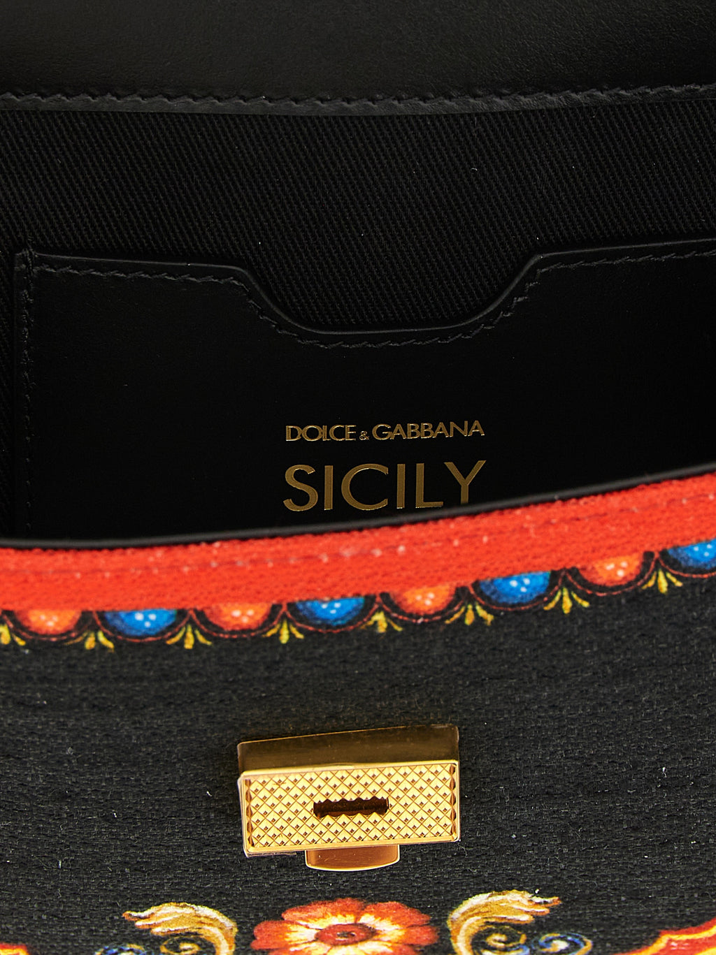 Dolce & Gabbana Multicolor Cotton Handbag