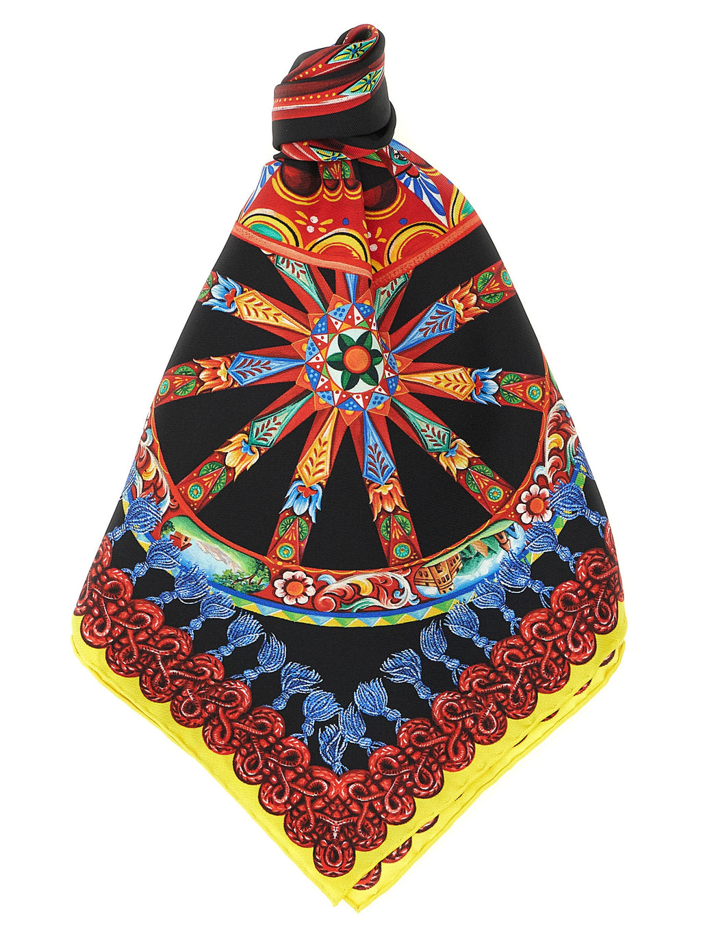 Dolce & Gabbana Multicolor Silk Scarf