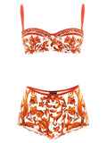Dolce & Gabbana Orange Polyamide Bikini