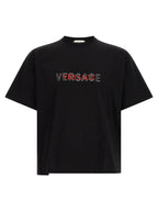 Versace Black Cotton T-Shirt