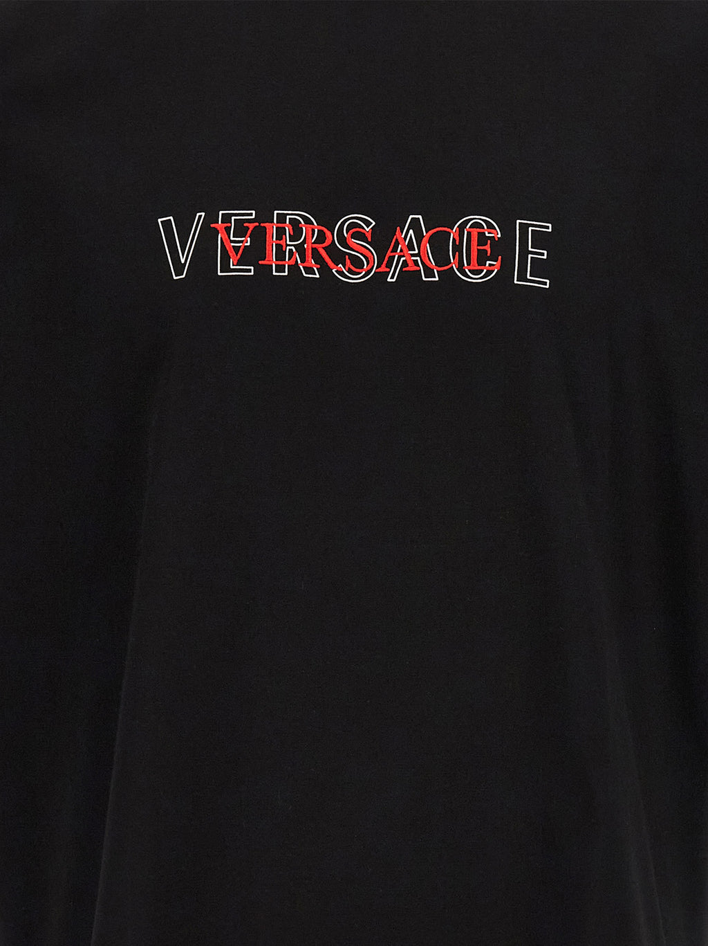 Versace Black Cotton T-Shirt