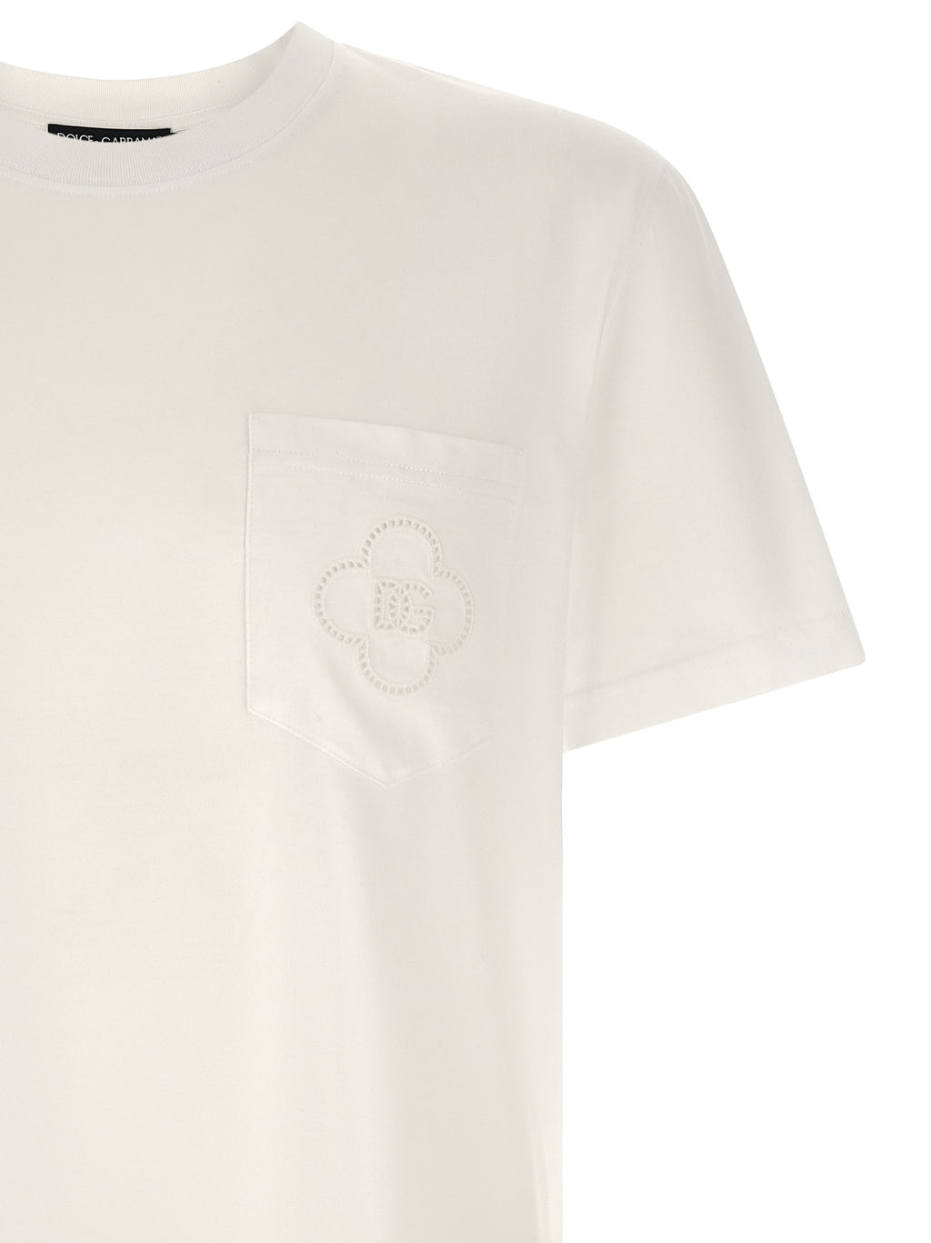 Dolce & Gabbana White Cotton T-Shirt