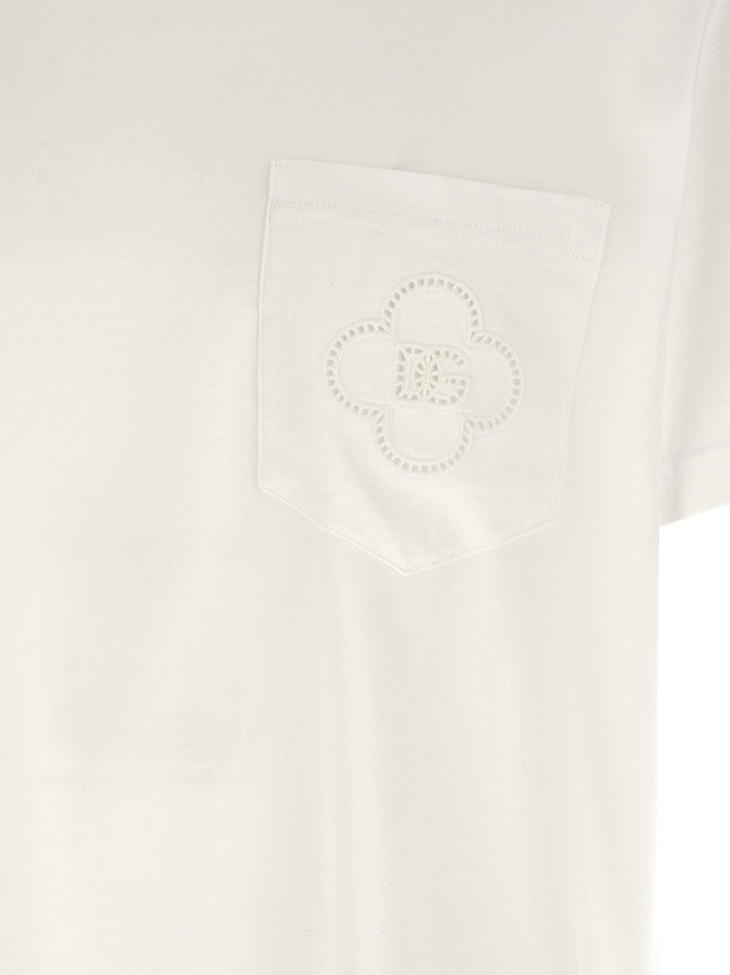 Dolce & Gabbana White Cotton T-Shirt