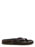 Jacquemus Brown Cowhide Slides
