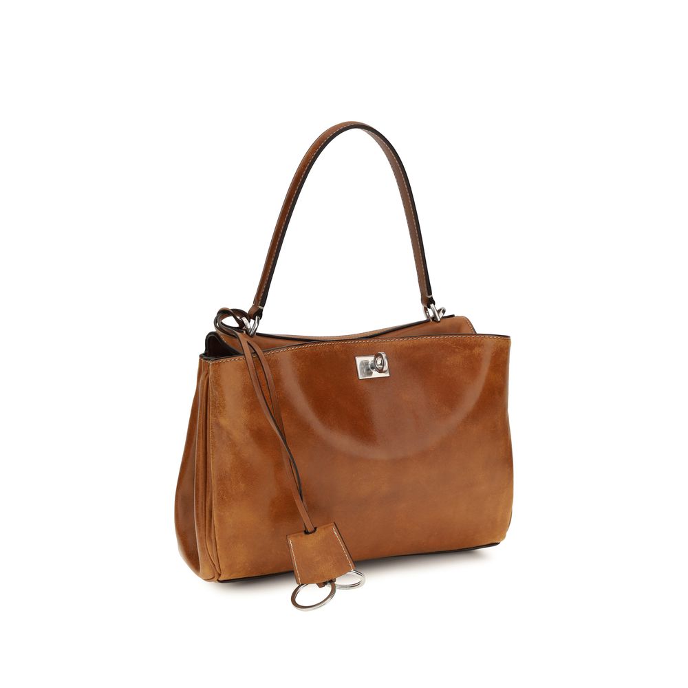 Balenciaga Brown Lamb Ovis Aries Handbag