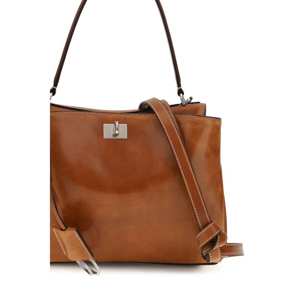 Balenciaga Brown Lamb Ovis Aries Handbag