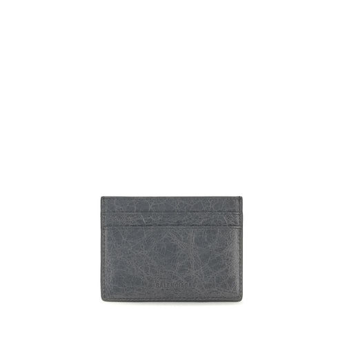 Balenciaga Gray Lamb Ovis Aries Wallet