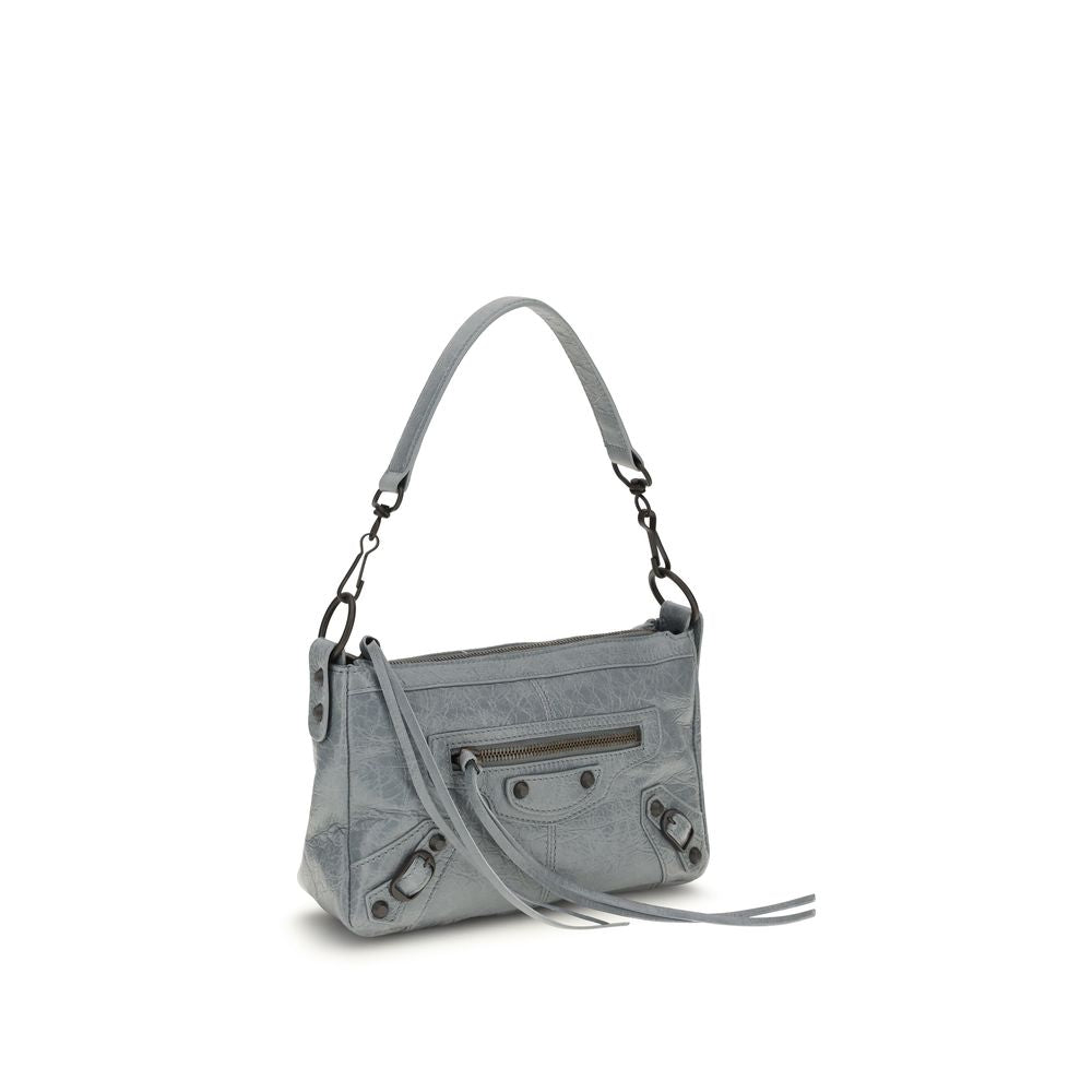 Balenciaga Gray Lamb Ovis Aries Shoulder Bag