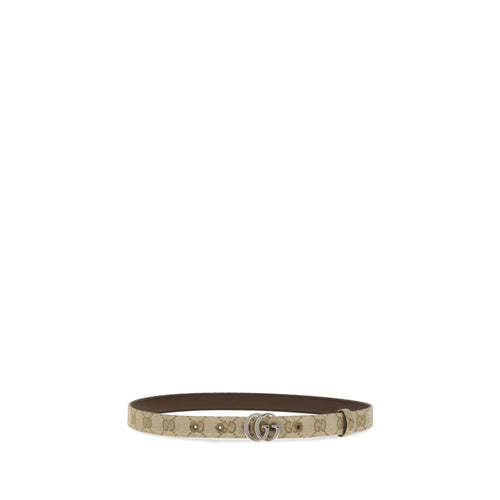 Beige Fabric Thin Belt