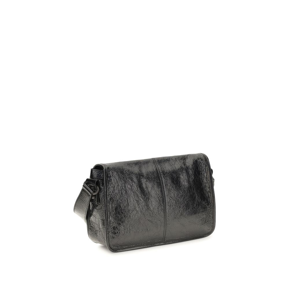 Balenciaga Black Lamb Ovis Aries Shoulder Bag
