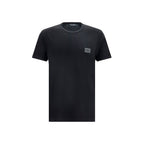 Dolce & Gabbana Black Cotton T-Shirt