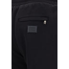 Dolce & Gabbana Black Cotton Joggers (Workout Pants)