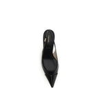 Tom Ford Black Calf Leather Bos Taurus Mid Heel Pumps
