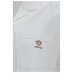 Versace White Cotton Dress Shirt