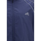 Balenciaga Blue Cotton Shell Jacket