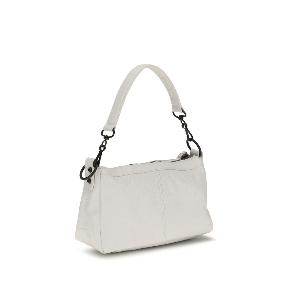 Balenciaga White Lamb Ovis Aries Shoulder Bag