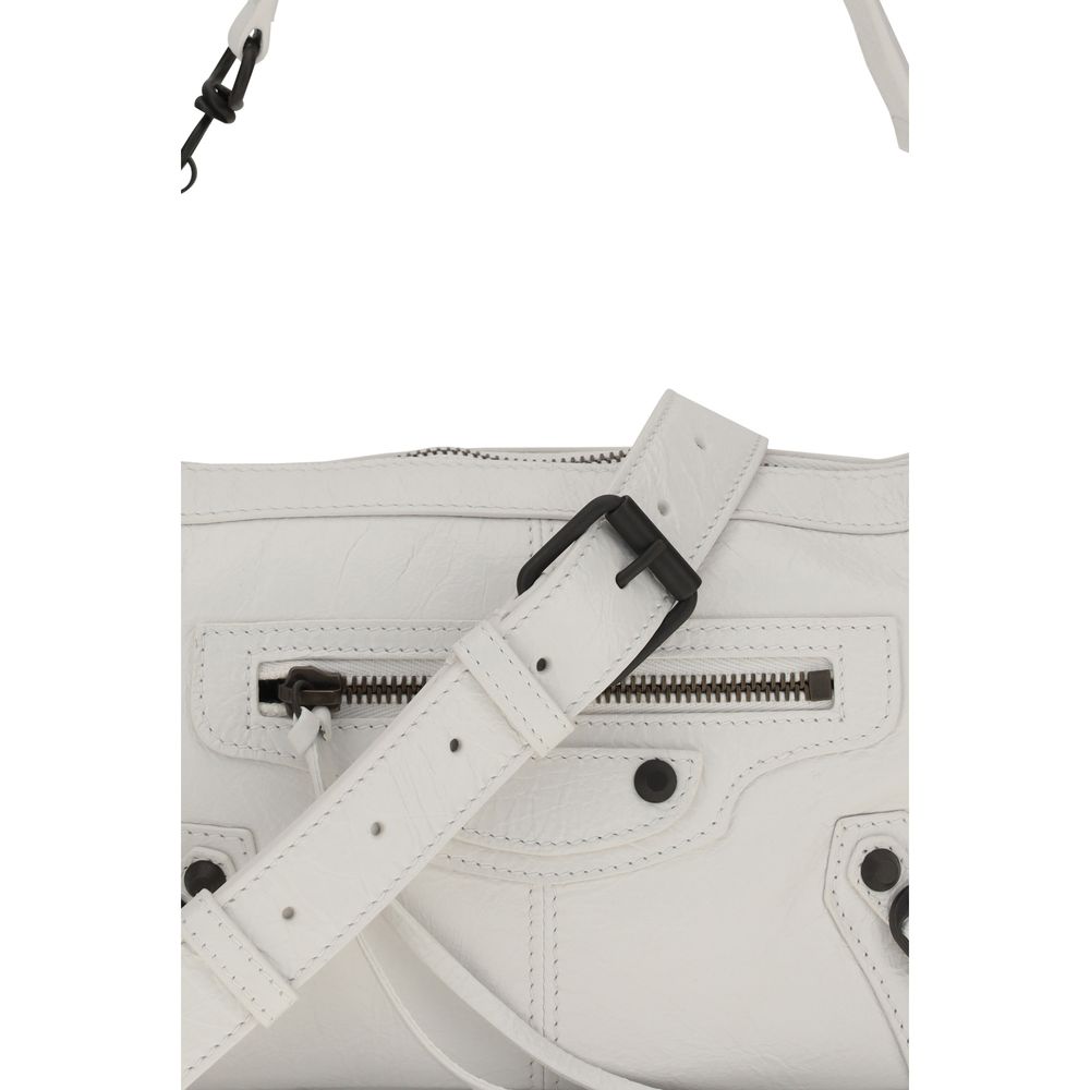Balenciaga White Lamb Ovis Aries Shoulder Bag