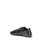 Balenciaga Black Calf Leather Bos Taurus Athletic Sneakers
