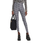 Versace Black Elastane Leggings