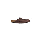 Birkenstock Brown Leather Flat Sandals