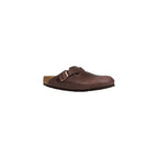 Birkenstock Brown Leather Flat Sandals