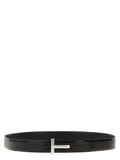 Tom Ford Brown Calfskin Regular Belt