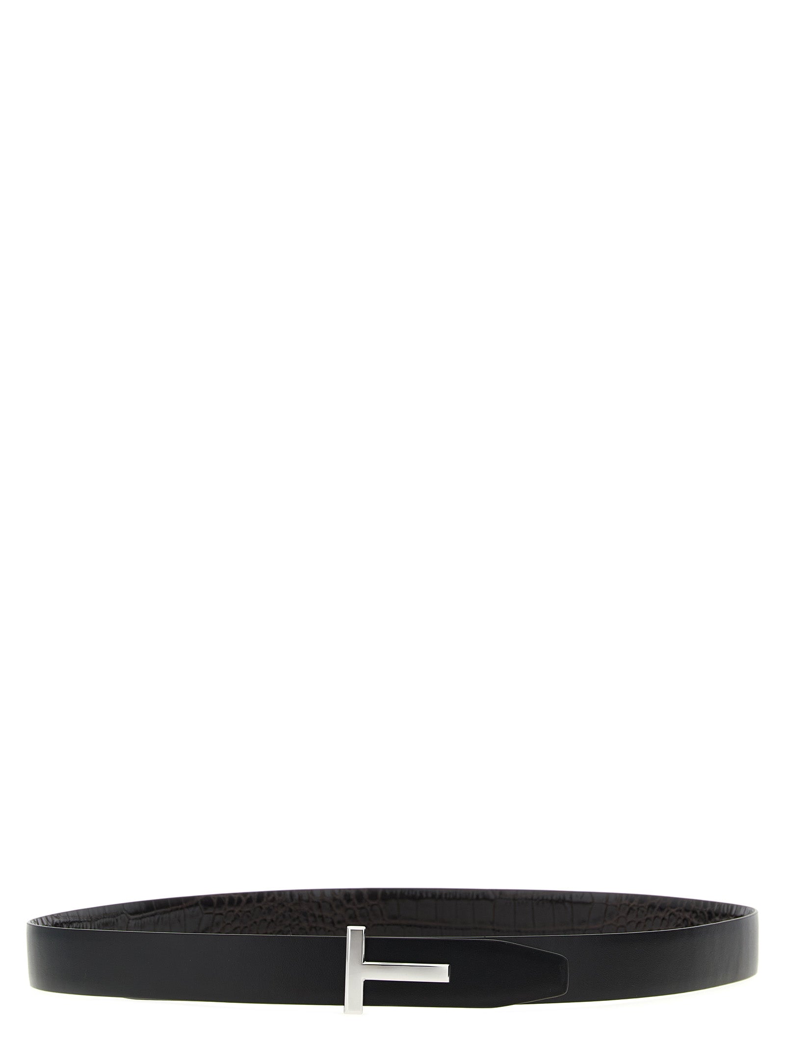 Tom Ford Brown Calfskin Regular Belt