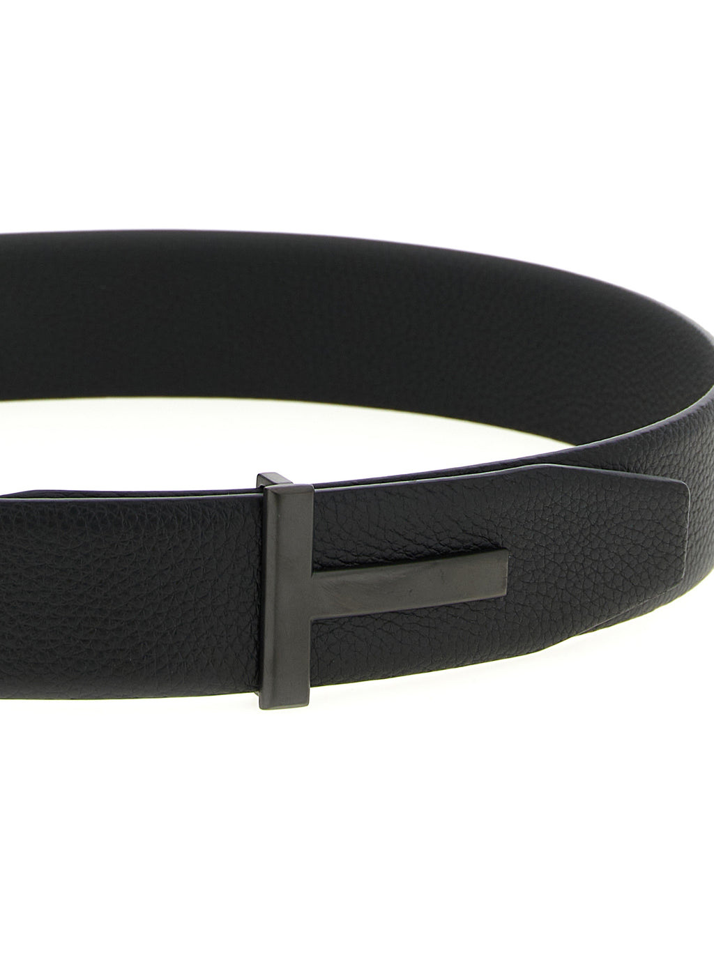 Tom Ford Black Calfskin Belt