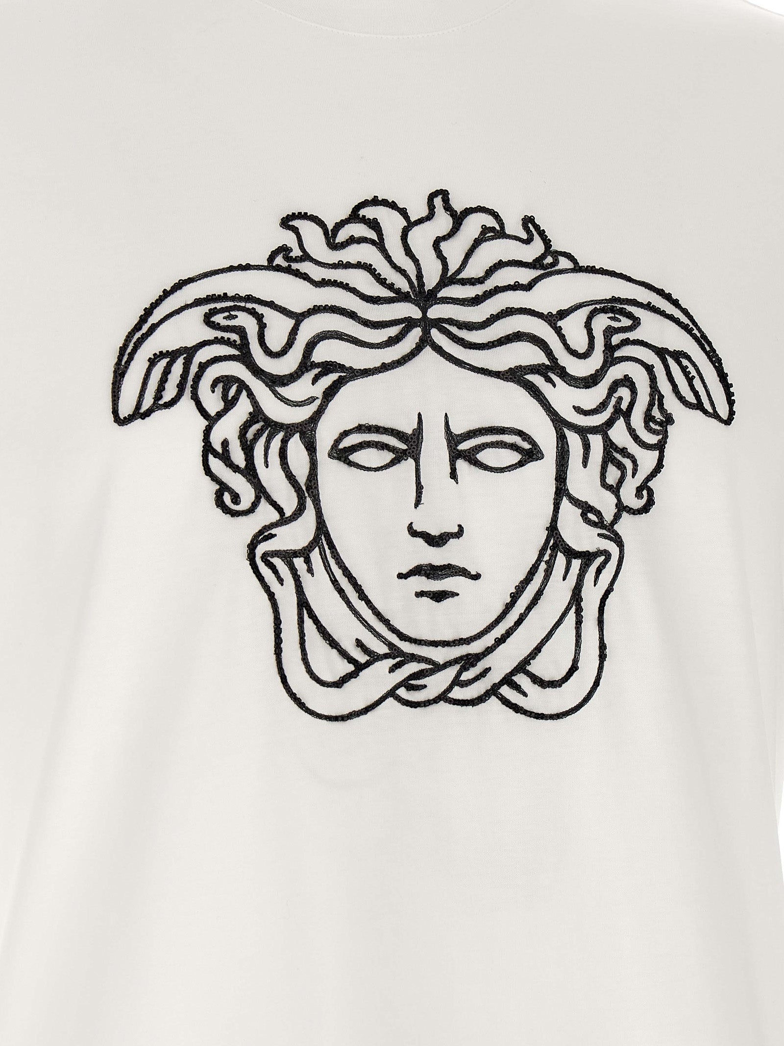 Versace Bicolor Cotton T-Shirt