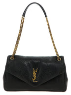Saint Laurent Black Leather Shoulder Bag