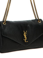 Saint Laurent Black Leather Shoulder Bag