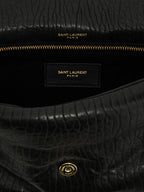 Saint Laurent Black Leather Shoulder Bag
