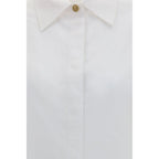 Balmain White Cotton Dress Shirt