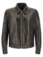 Tom Ford Black Lamb Leather Leather Jacket
