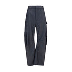 Balenciaga Blue Wool Oves Aries Cargo Pants