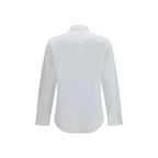 Burberry White Cotton Dress Shirt