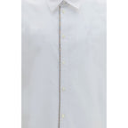 Burberry White Cotton Dress Shirt