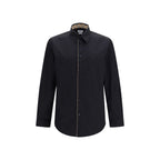 Burberry Black Cotton Dress Shirt